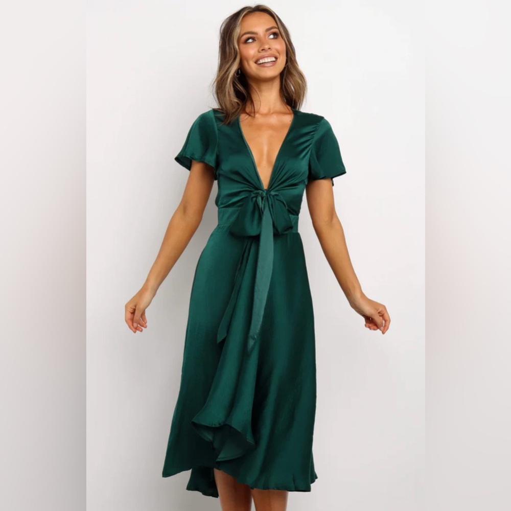 [Petal+Pup] Montrose Dress - Emerald Green